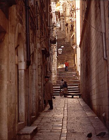 The Street of the Jews, Dubrovnik, Yugoslavia 1980