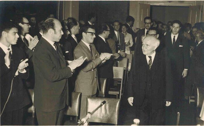 ראש ממשלת ישראל דוד בן גוריון, שנות ה-1950