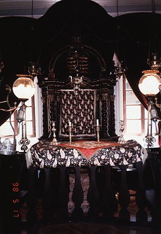 Interior of the Dubrovnik Synagogue, Croatia ( Yugoslavia), 1998