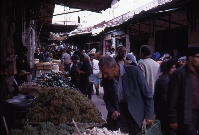 Vegetable Stands in Mahane Yehuda Market, Jerusalem, Israel, 1969 Vegetable Stands in Mahane Yehuda Market, Jerusalem, Israel, 1969