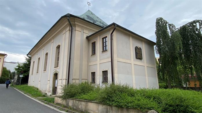 Entrance to the Synagogue, Rychnov nad Kneznou, Czech Republic, 2023 Entrance to the Synagogue, Rychnov nad Kneznou, Czech Republic, 2023
