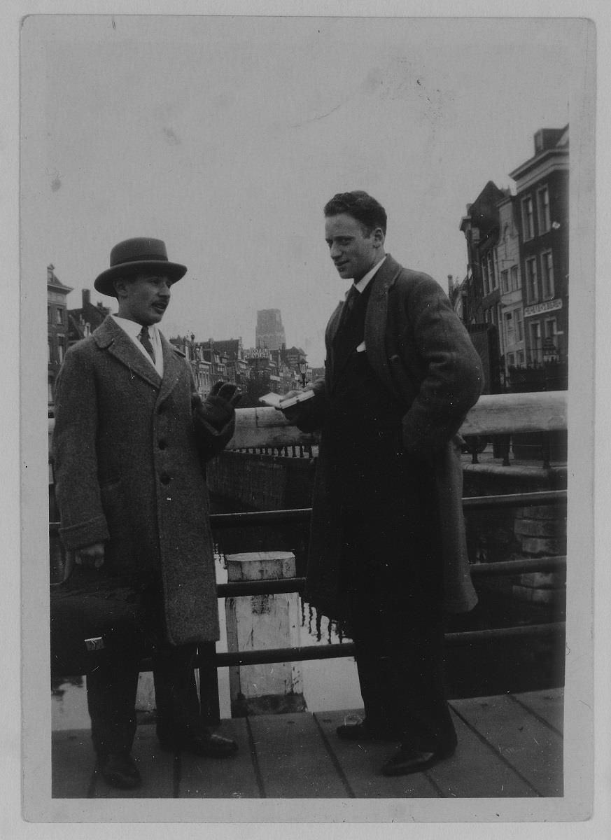 Leon Greenman with Friend, Rotterdam, Netherlands, c. 1942