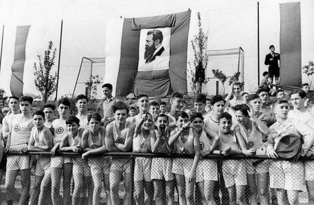 German Zionist Youth on Sports Field Day on Herzl's Day, Berlin 1929