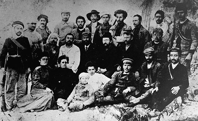 Founders of the Kinneret Farm, Eretz Israel, 1908