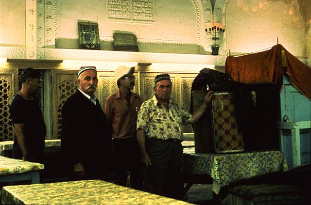 The Bukharan Synagogue in Samarkand, Uzbekistan (USSR)  1984