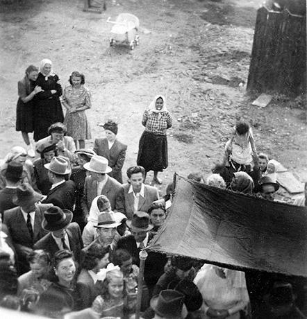 Wedding Ceremony after the Holocaust, Kosice, Slovakia, 1947