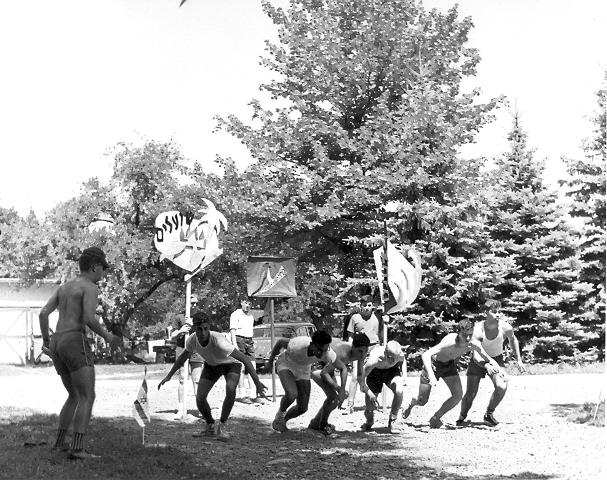Sport activity in a Jewish summer camp, Upstate New York, USA, 1950-1960 Sport activity in a Jewish summer camp, Upstate New York, USA, 1950-1960
