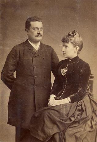 Betty and Elias Weil, Hoechingen, Germany c1890