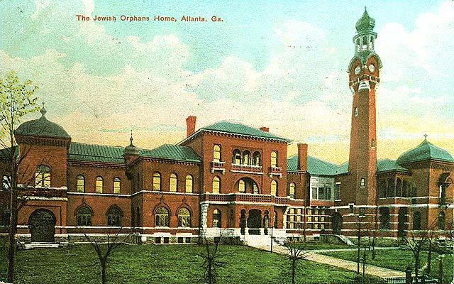 Jewish Orphanage in Atlanta, Georgia (USA). Postcard 1910s