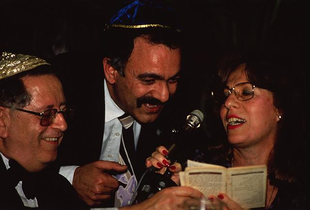 סדר פסח ציבורי לקהילה היהודית בהשתתפות לורד כדורי ונכבדים אחרים, הונג קונג, 1983