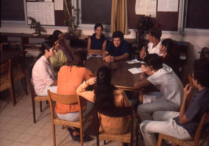 Students Council, Kibbutz HaZore'a, Israel, 1970 Students Council, Kibbutz HaZore'a, Israel, 1970