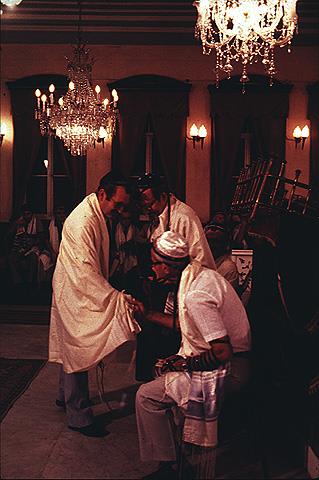 Morning Prayer in the Synagogue in Kuzguncuk, Istanbul 1982
