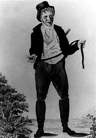 Street Vendor. Berlin, Germany, Early 19th Century