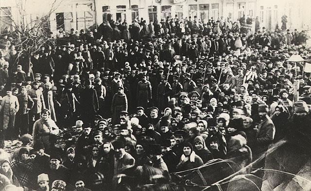 הלוויתו של חייל יהודי בפאלאשט, בסרביה, 1917