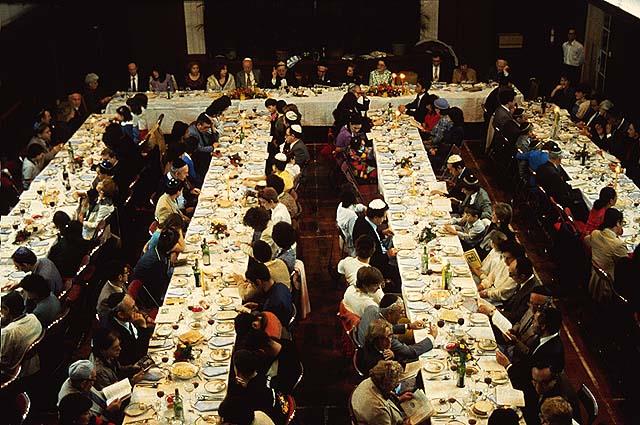 Public Passover Seder for the Jewish community, Hong Kong, 1983