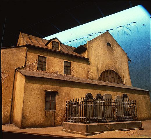 The Rema Synagogue, Cracow, Poland. Model. Permanent Exhibitio